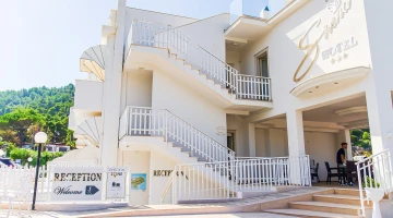 Exterior and entrance of the structure