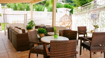 Detail of external furnishings