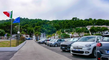 Uncovered parking