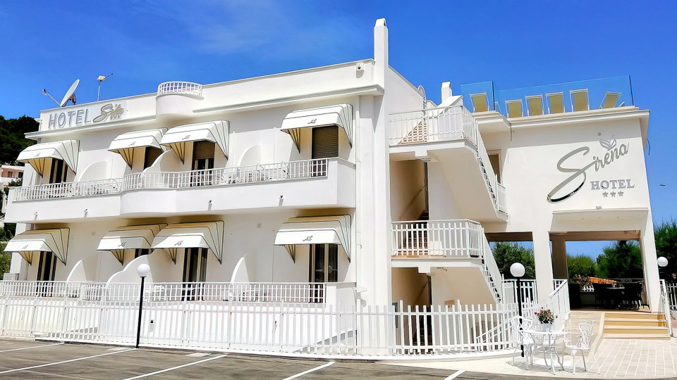 Exterior of the structure