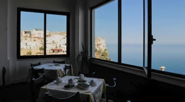 View from the restaurant hall