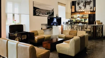 Living room with TV