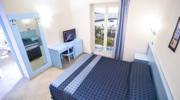 Room with balcony