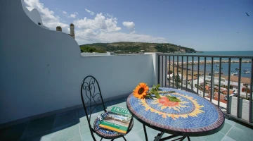 Small terrace with sea view