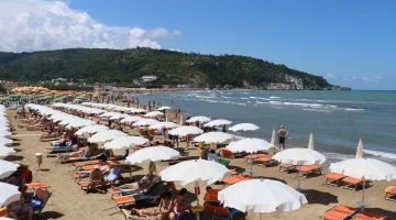 Private beach