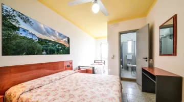 Triple room with desk and bathroom