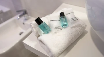 Courtesy set in the bathroom