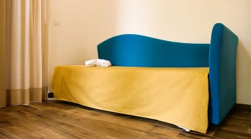 Family room with sofa bed