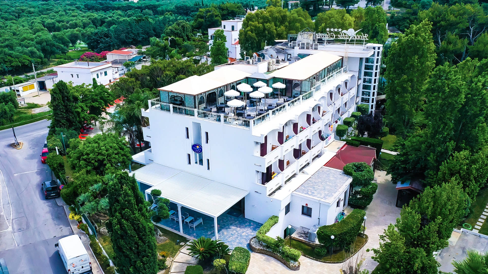 External facade of the hotel