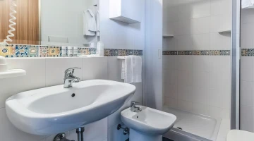 Bathroom of a Family Room