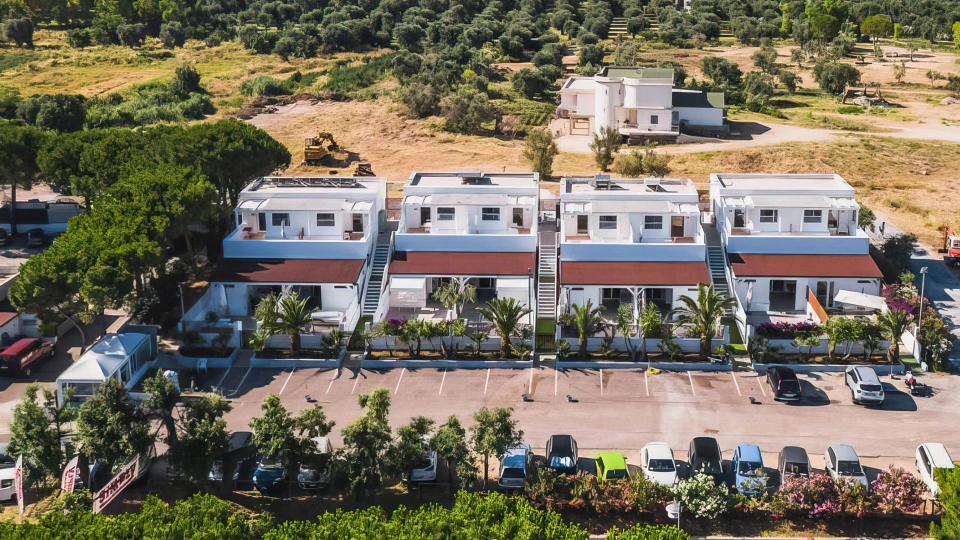 Aerial view of the annex