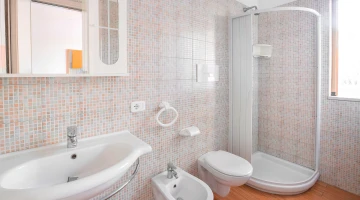 Bathroom of a studio apartment