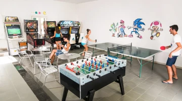 Indoor games room