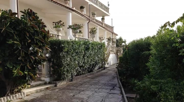 Exterior of the structure