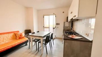 Kitchen with sofa