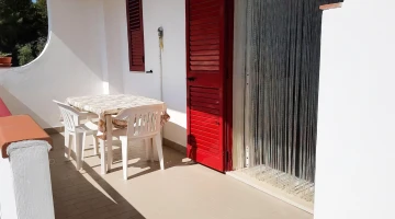 Terrace with table