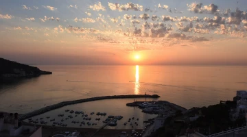 Sea view at sunset