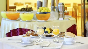 Breakfast at the table