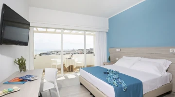 Modern room with balcony