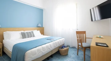 Room with satellite TV