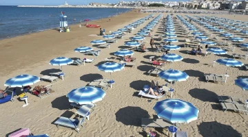Private beach