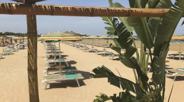 Private beach