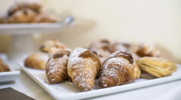 Fresh croissants for breakfast