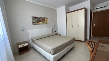 Room with wardrobe