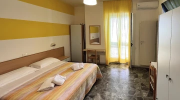 Room with wardrobe