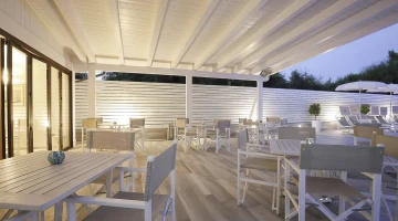 Relaxation area on the terrace