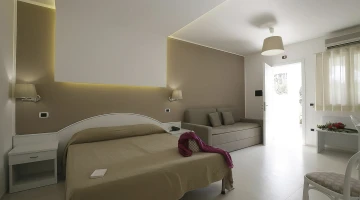 Deluxe double room with sofa bed