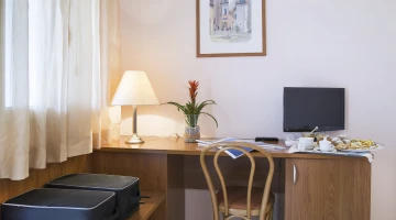 Standard Room with TV and desk