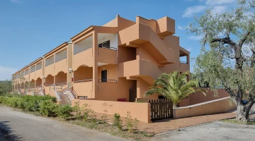 Exterior of the structure