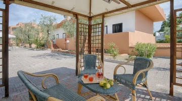 Private gazebo of a Superior Room