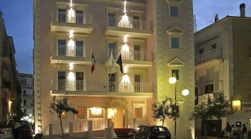 Facade of the structure