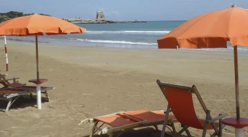 Private beach