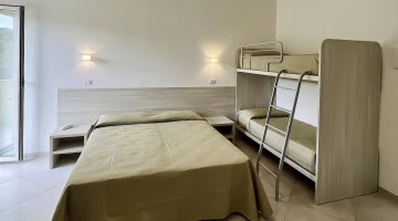 Room with bunk bed