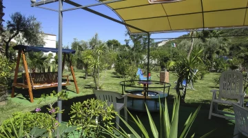 Play area in the garden