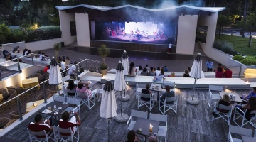 Amphithéâtre dans le jardin