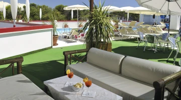 Zona relax in giardino