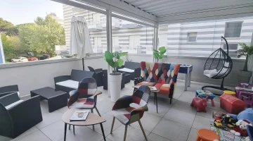 Terrazzo arredato