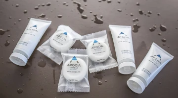 Set de courtoisie dans la salle de bain