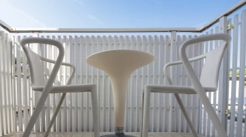 Balcone arredato in Junior Suite