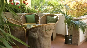 Espace détente avec fauteuils