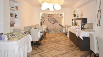Chambre avec petit déjeuner buffet