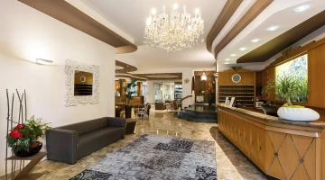 Bancone della reception