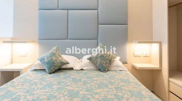 Double bedroom with designer furnishings