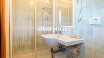 Shower box in private bathroom