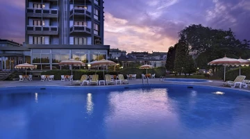 Piscine le soir