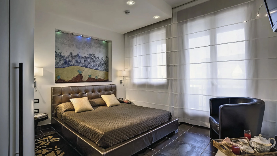 Chambre double avec fauteuil